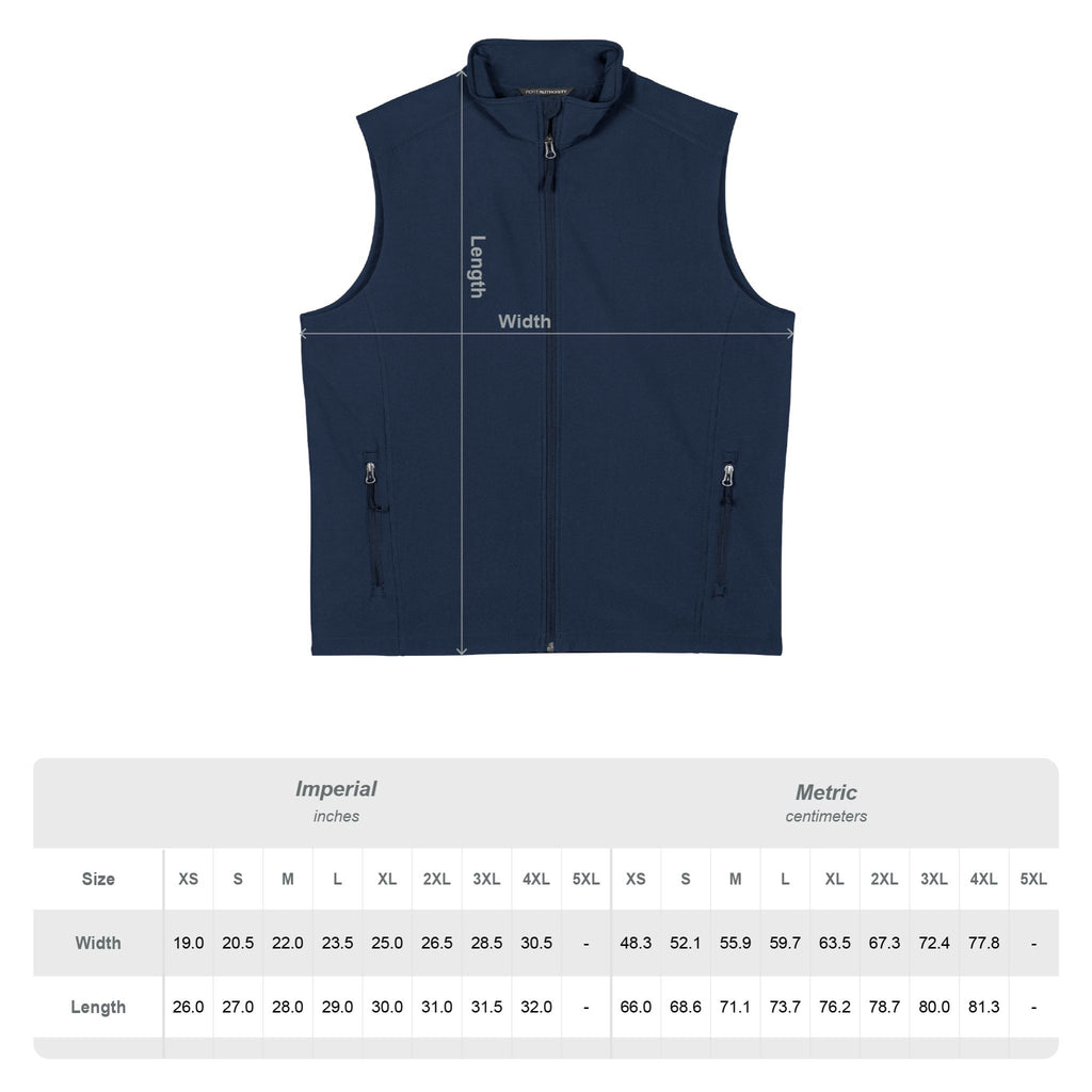 Juiced Golf Men's Vest — Red & Black Crest Soft Shell