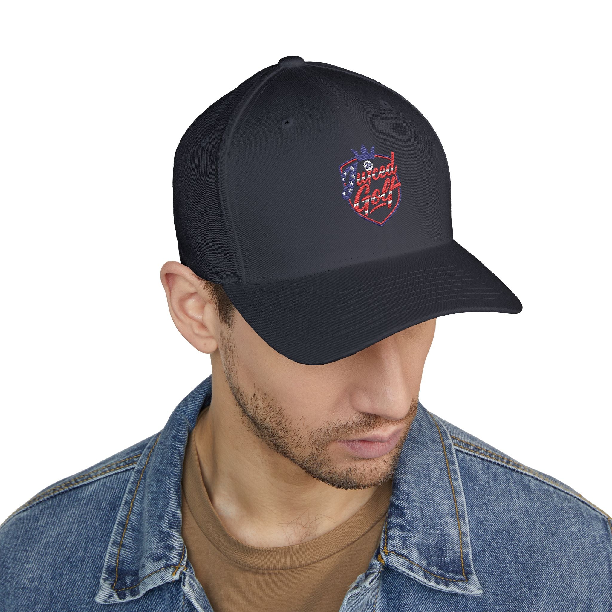 Patriotic Juiced Golf Embroidered Cap