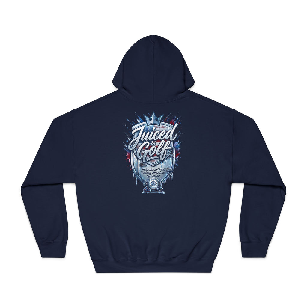 Juiced Golf No Frost Delays Hoodie — Bold Golf Graphic Pullover