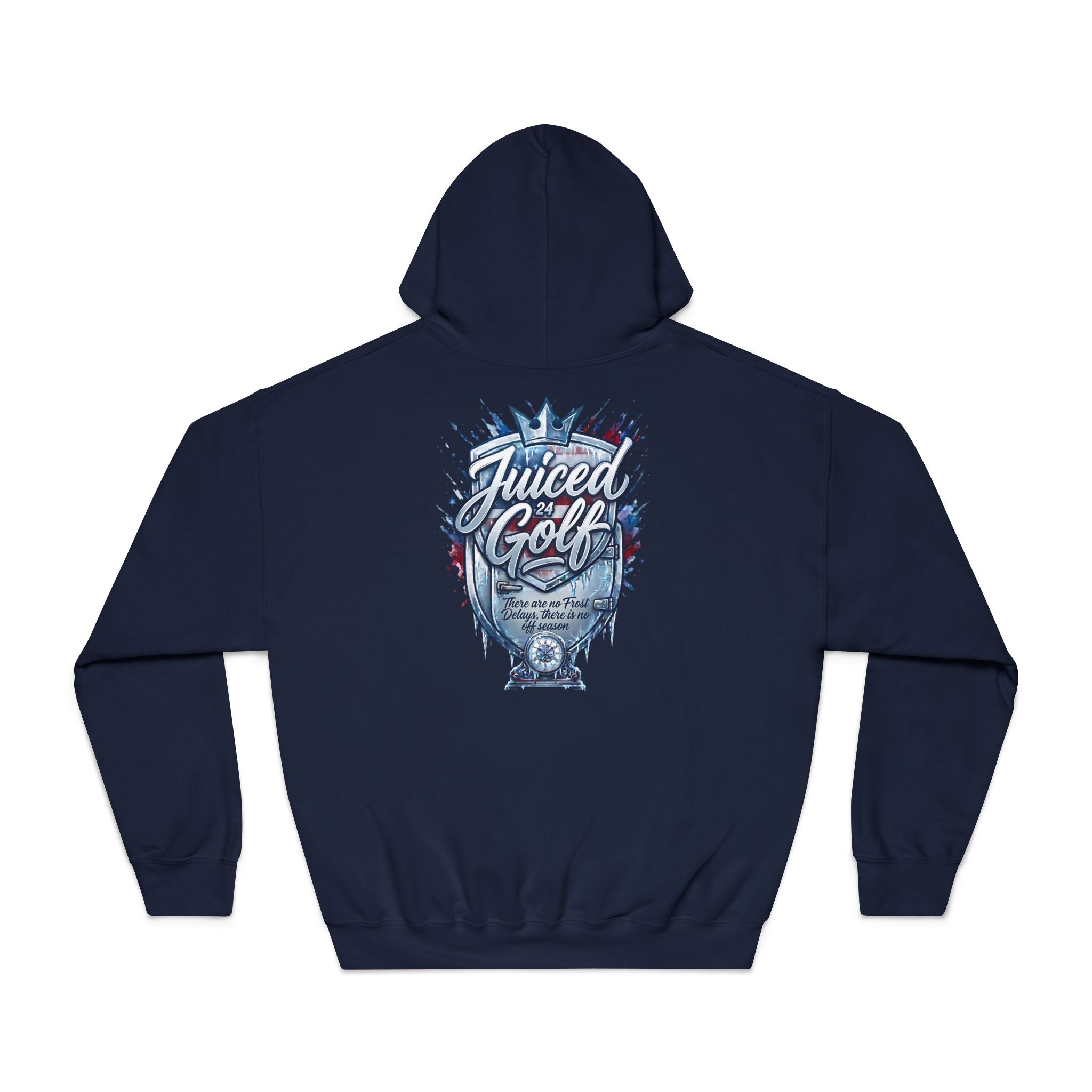 Juiced Golf No Frost Delays Hoodie — Bold Golf Graphic Pullover