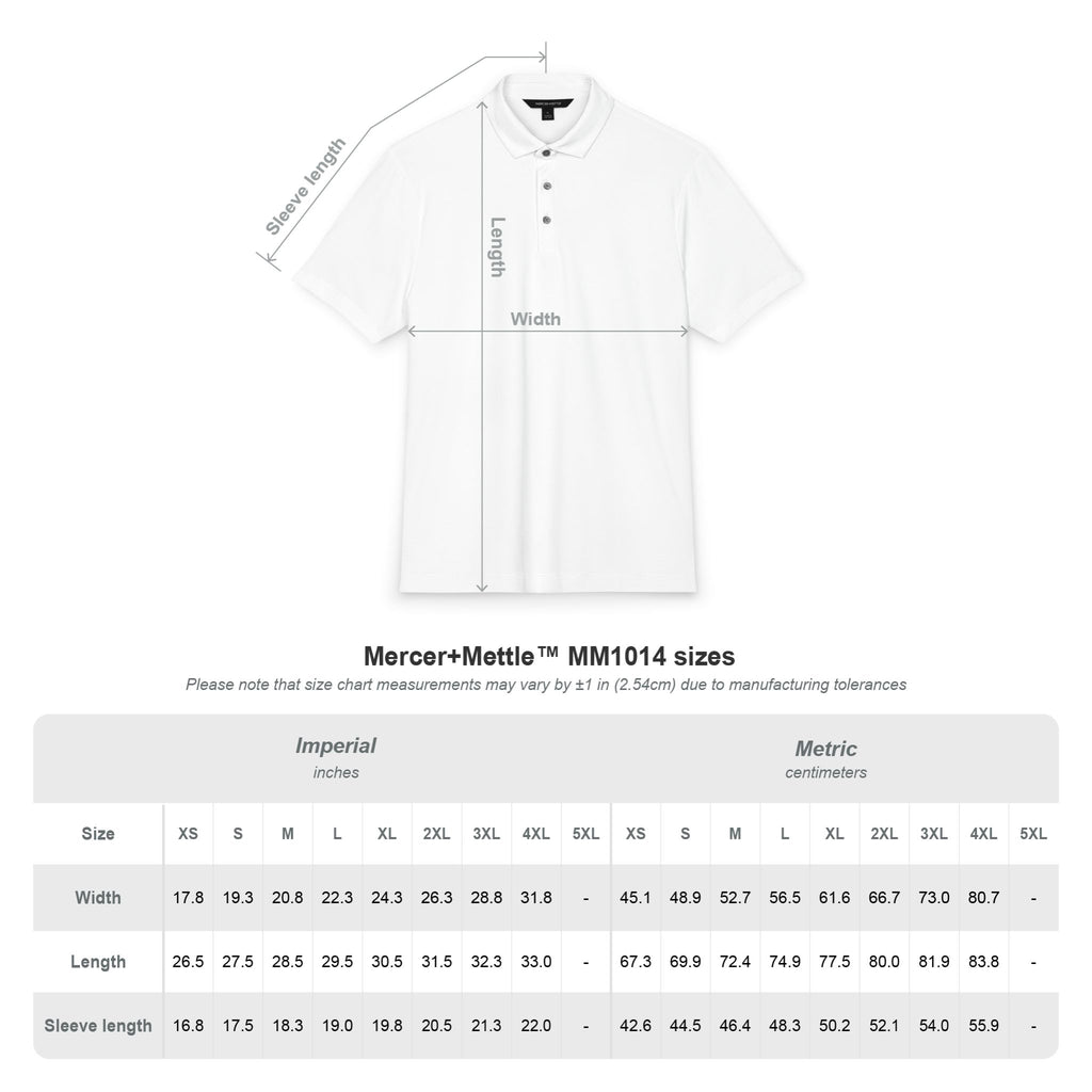 Juiced Golf Men's Performance Polo — OG Heart Crest Golf Shirt