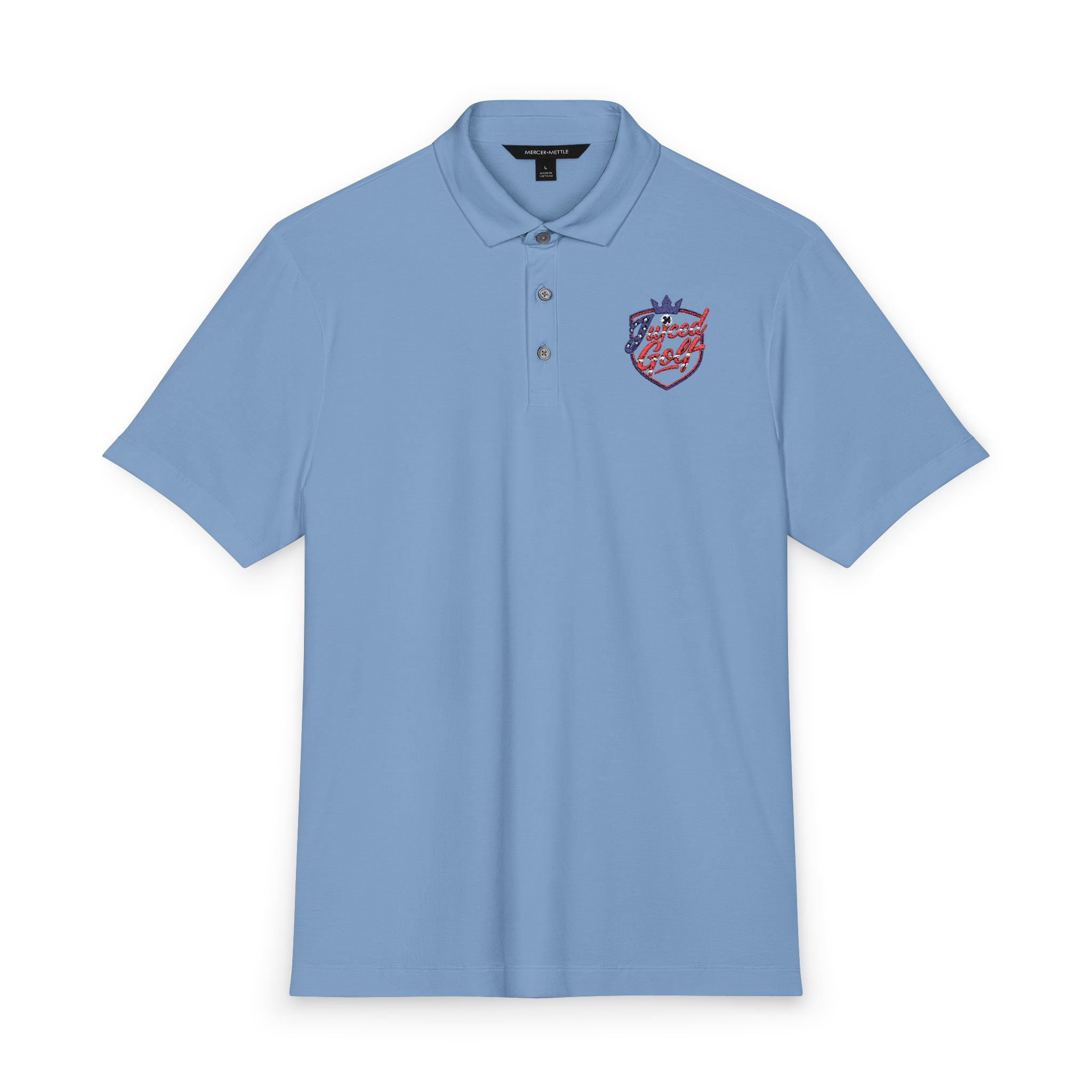 Juiced Golf Men's Performance Polo — OG Heart Crest Golf Shirt