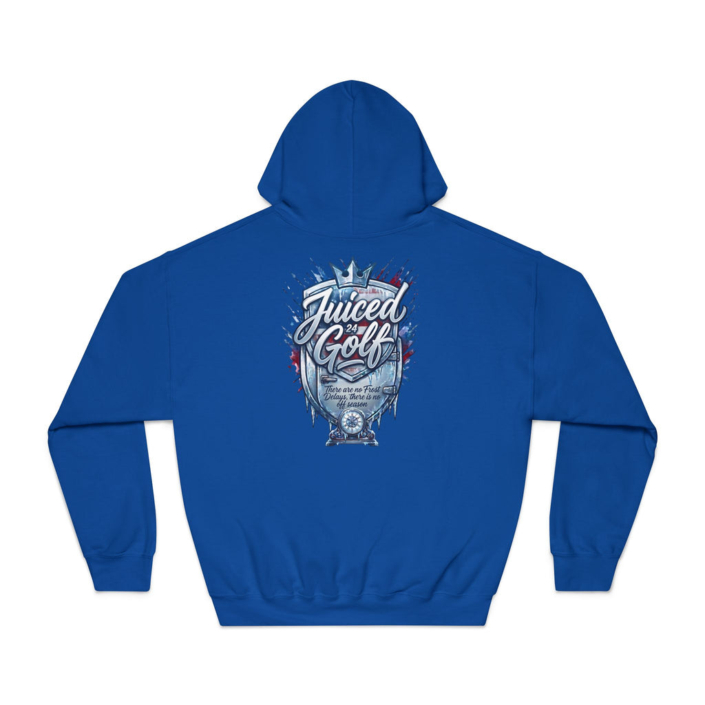 Juiced Golf No Frost Delays Hoodie — Bold Golf Graphic Pullover
