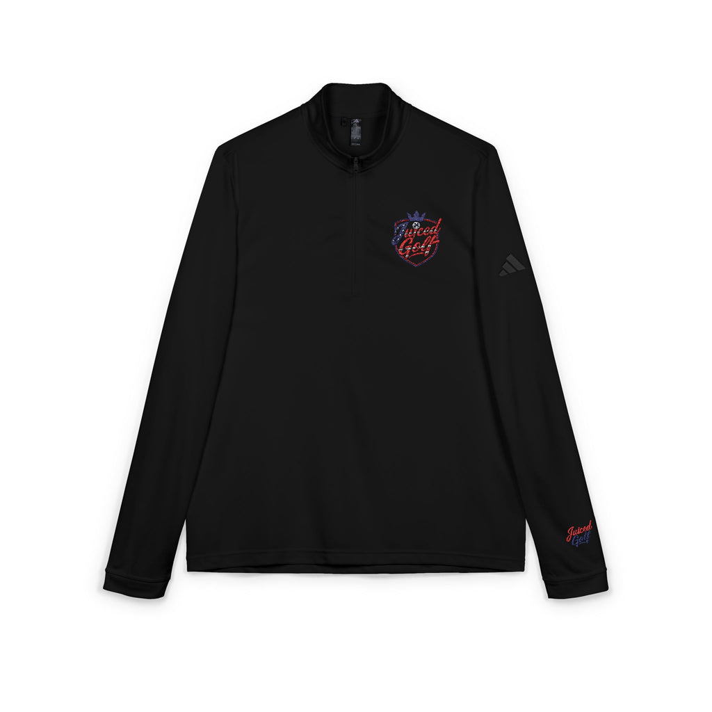 Juiced Golf Quarter-Zip Pullover — Embroidered Crest UPF 50+ Performance Top