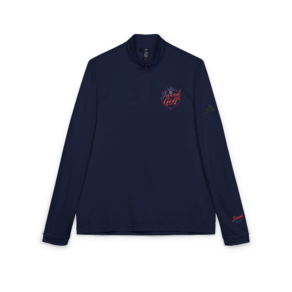 Juiced Golf Quarter-Zip Pullover — Embroidered Crest UPF 50+ Performance Top