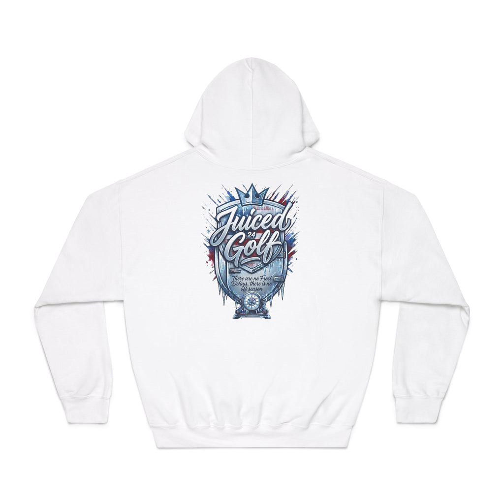 Juiced Golf No Frost Delays Hoodie — Bold Golf Graphic Pullover