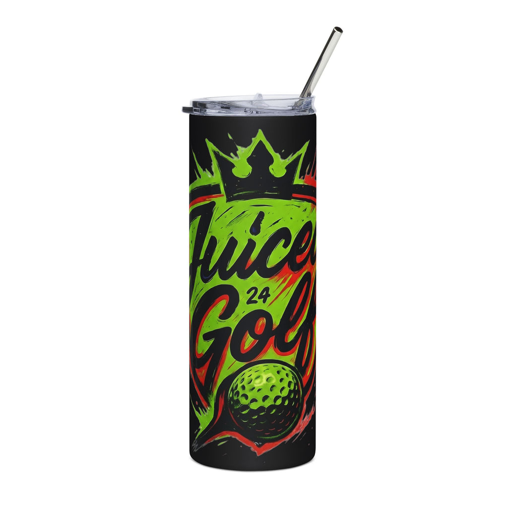 Juiced Golf 20oz Neon Crown Tumbler — Stainless Steel Insulated Golf Cup