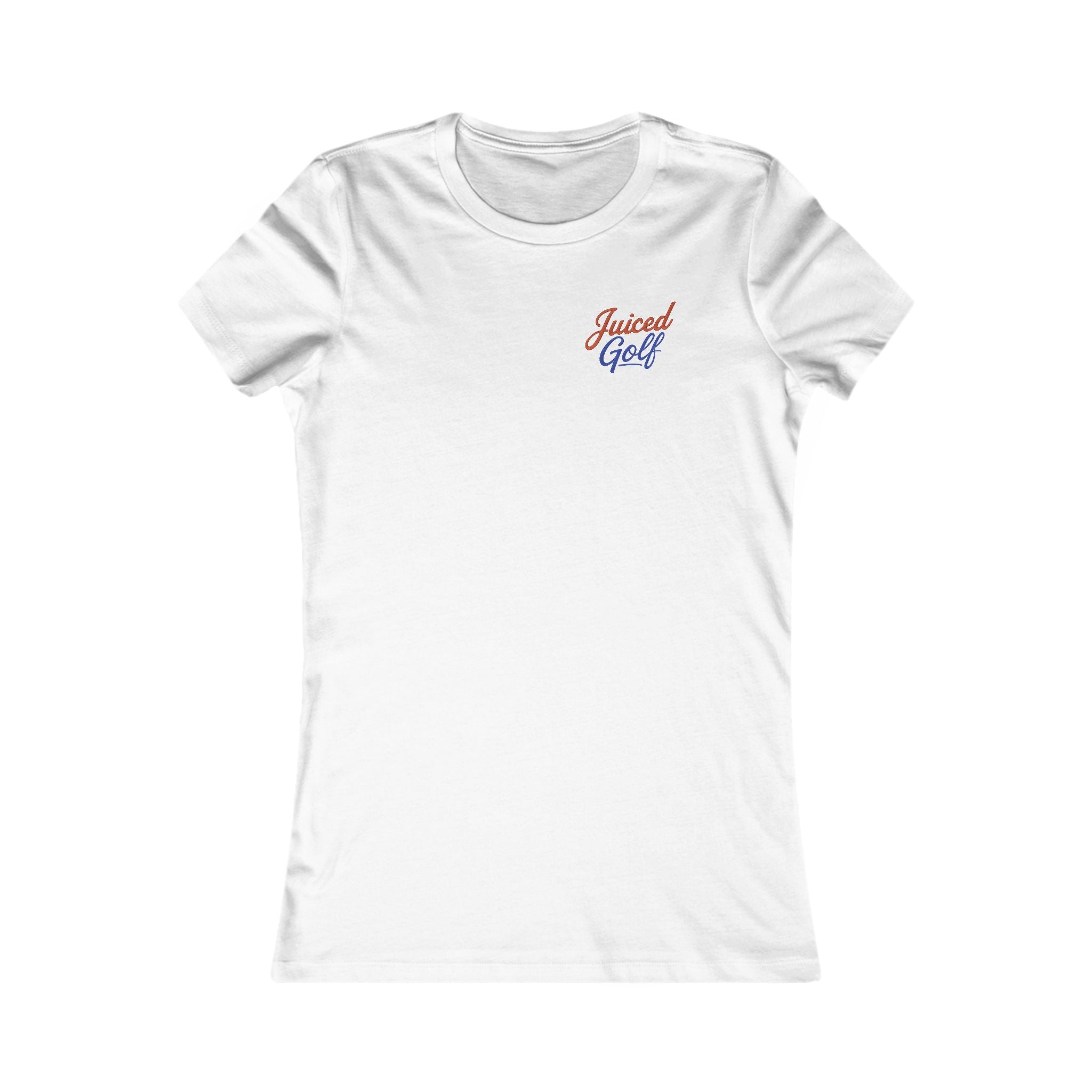 Juiced Golf Women's Graphic Tee — Neon Retro Golf T-Shirt