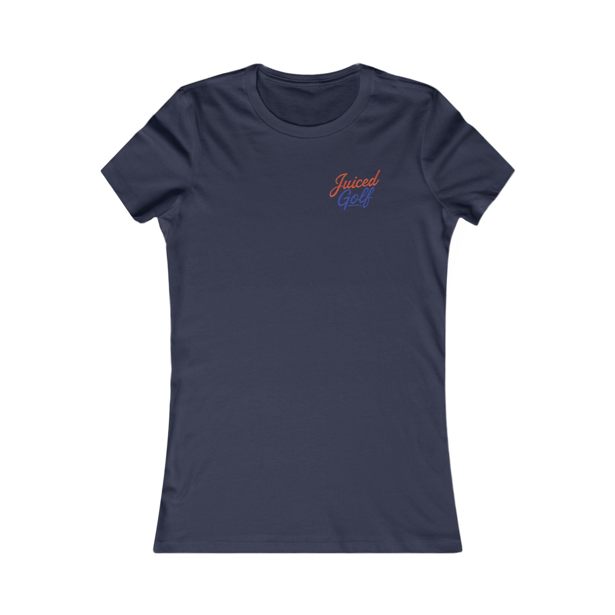 Juiced Golf Women's Graphic Tee — Neon Retro Golf T-Shirt