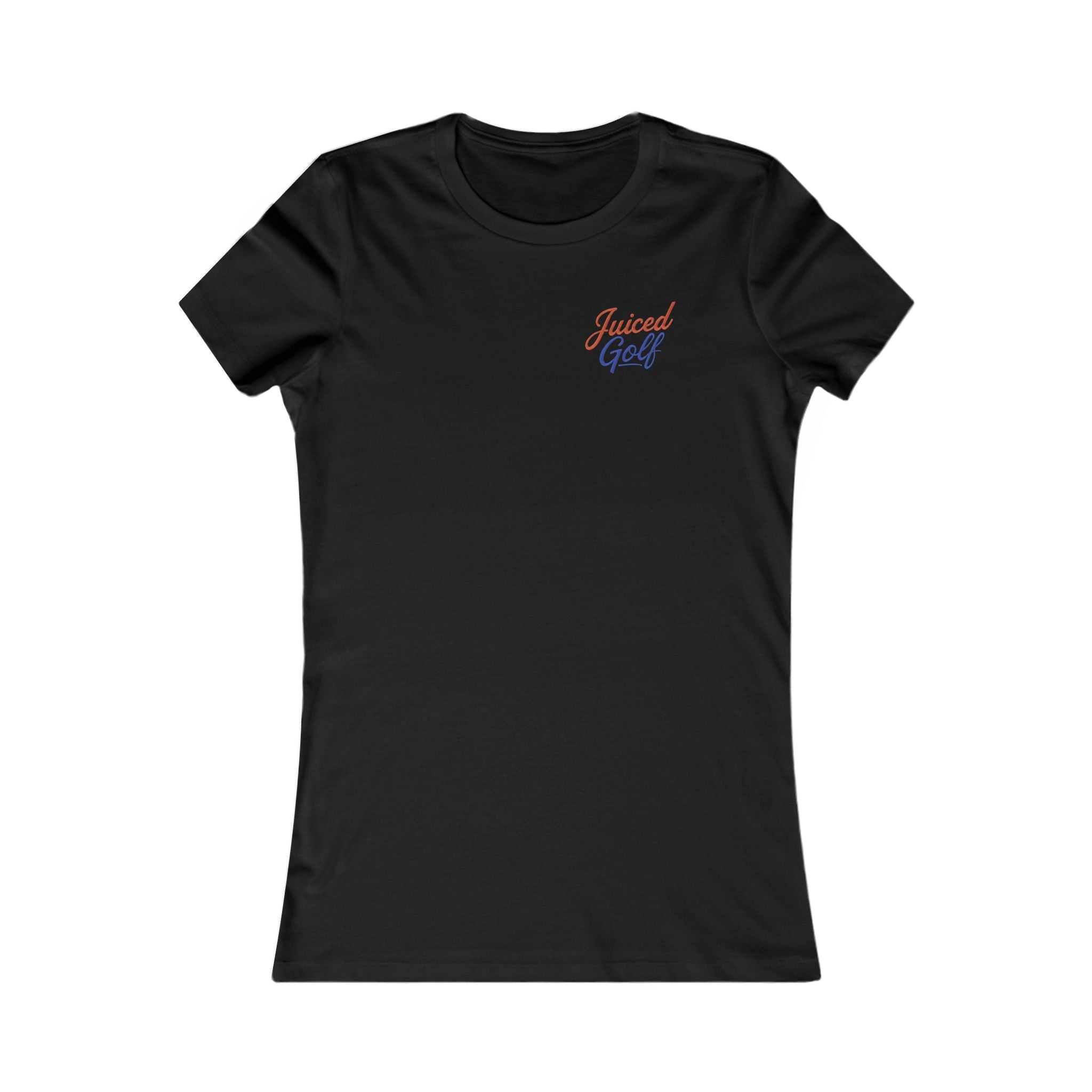 Juiced Golf Women's Graphic Tee — Neon Retro Golf T-Shirt