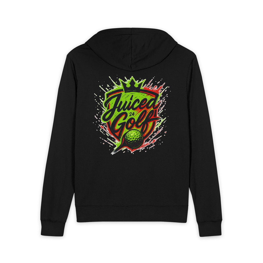 Juiced Golf Full-Zip Hoodie — Neon Golf Logo Zip-Up