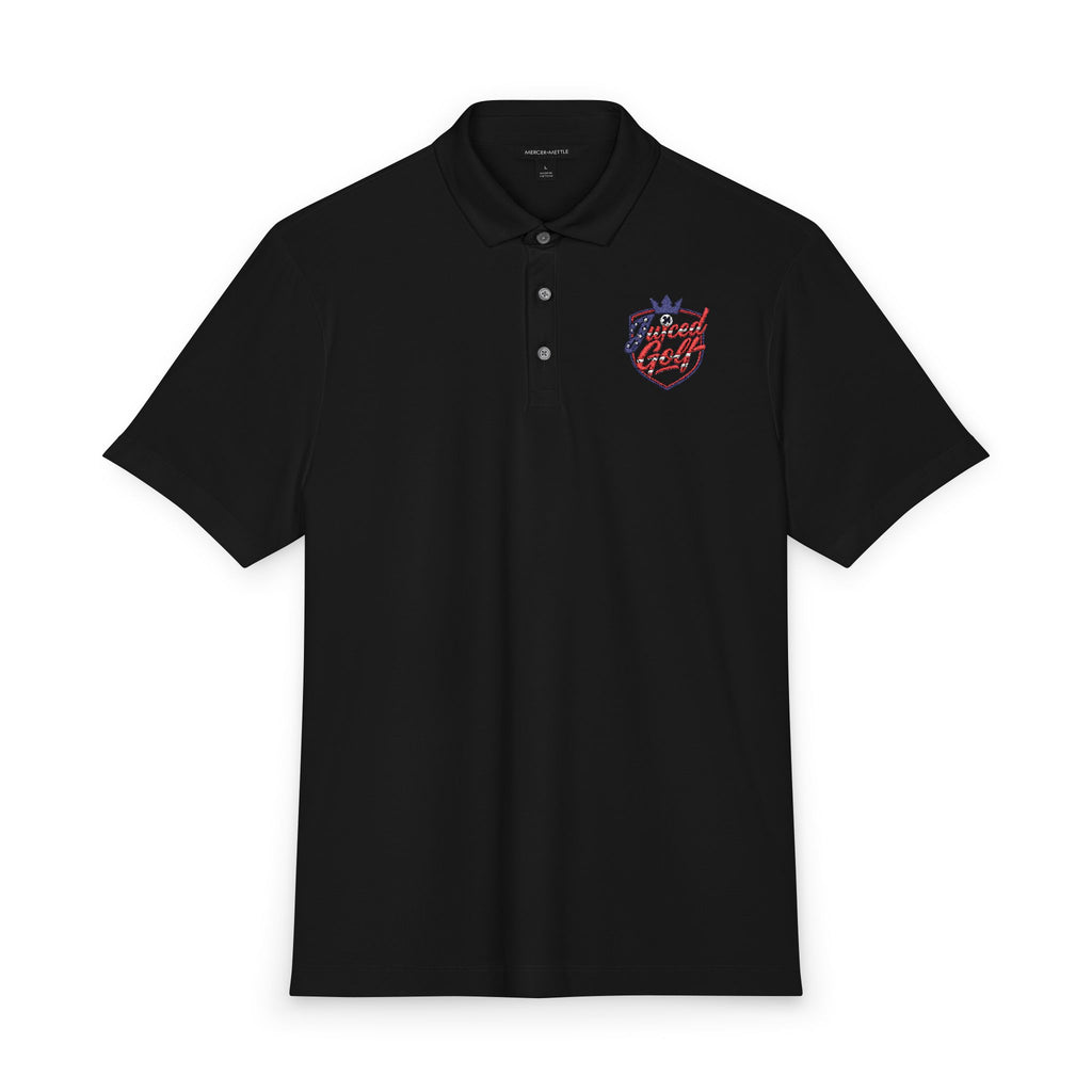 Juiced Golf Men's Performance Polo — OG Heart Crest Golf Shirt