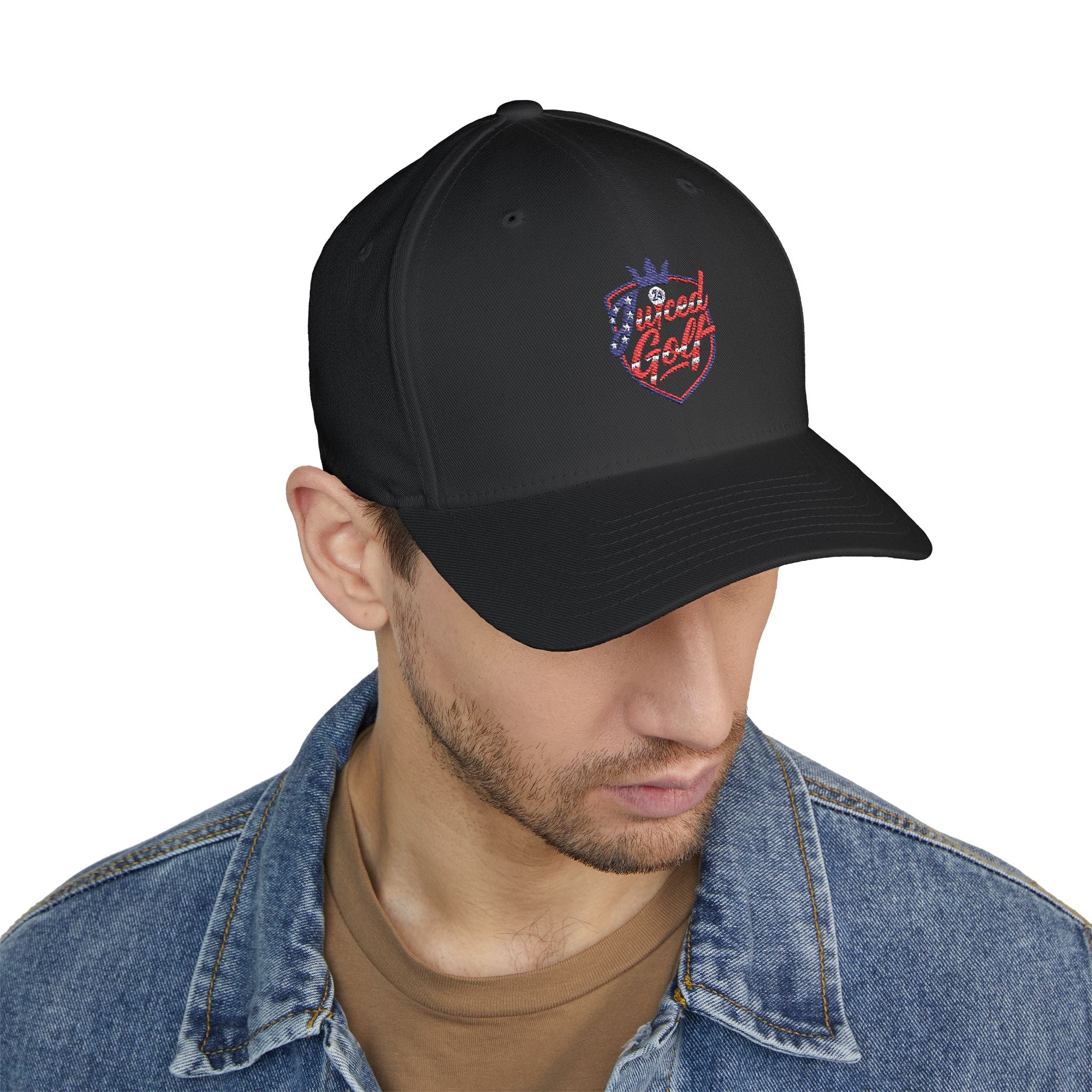 Patriotic Juiced Golf Embroidered Cap